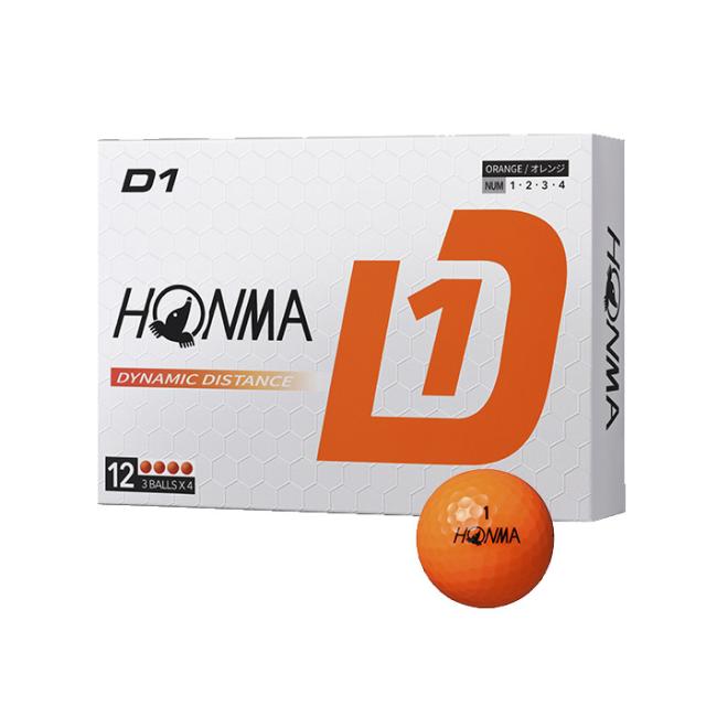 【まとめ買いでお得 12ダースセット】HONMA 2024 D1 ボール 12ダースセット 本間ゴルフ