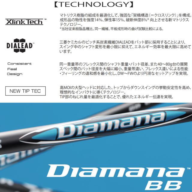 PING スリーブ シャフト 三菱ケミカル DIAMANA ディアマナ BB
