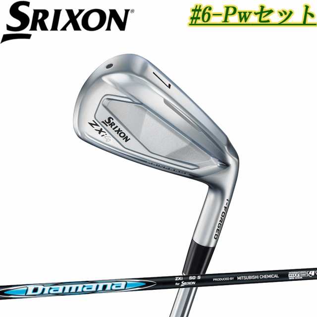 【11月9日発売予定】【#6‐Pwセット】スリクソン ZXi4 アイアン ディアマナ-ZXi 装着モデル ZXi4 IRON Diamana-ZXi Srixon 日本仕様