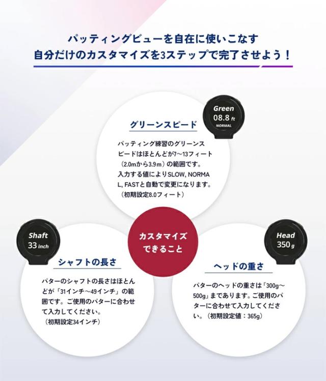 XVIC エックスビック パッティングビュー デジタルパター練習器 PUTTING VIEW リンクス_12