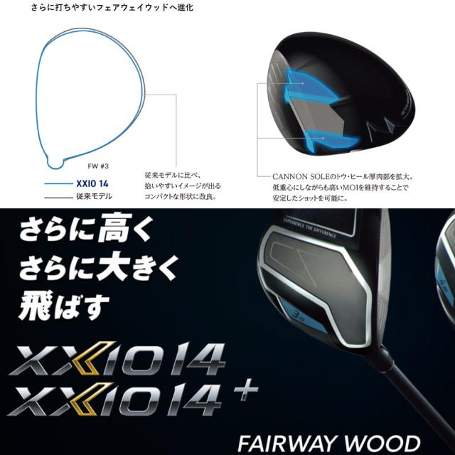 XXIO ゼクシオ 14+ プラス FW フェアウェイウッド DUNLOP ダンロップ SPEEDER NX DST for XXIO カーボンシャフト_3