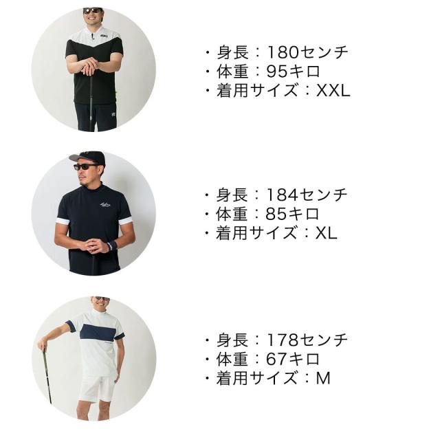 【50%OFF】HBCA-13-1 HEBEZ GOLF アーム切替デザインモック ヘベズゴルフ ゴルフウェア_11