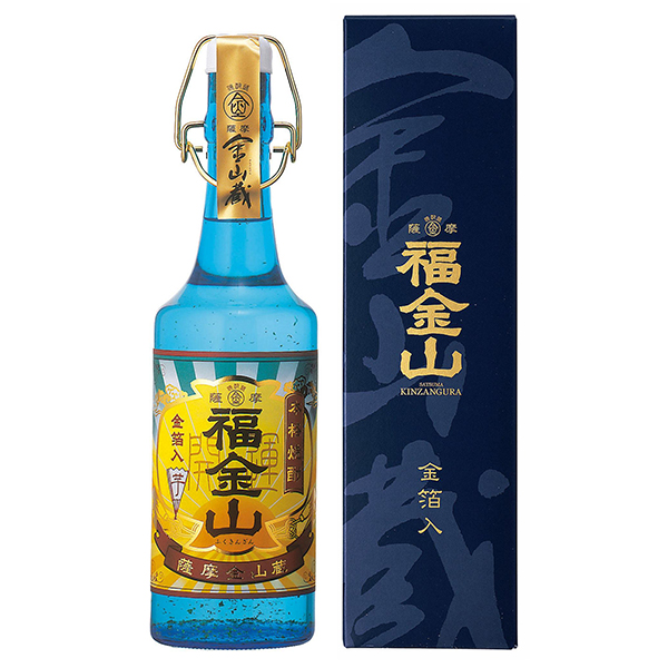 芋焼酎 送料無料 金山蔵 福金山 25度 金箔入り 720ml×1ケース/6本(006) ?M田酒造『OMS』_2
