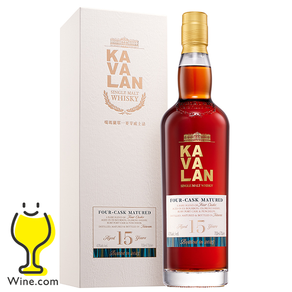 送料無料 KAVALAN カバラン 15年 シングルモルトウイスキー 43度 700ml×1本『FSH』