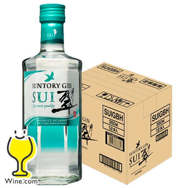 送料無料 翠ジン サントリー ジン SUI 翠 40度 350ml瓶×1ケース/12本(012)『FSH』