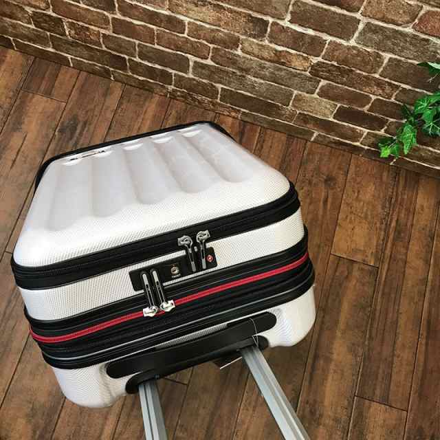 スーツケース Sサイズ 39L→44L フロントオープンポケット キャリー