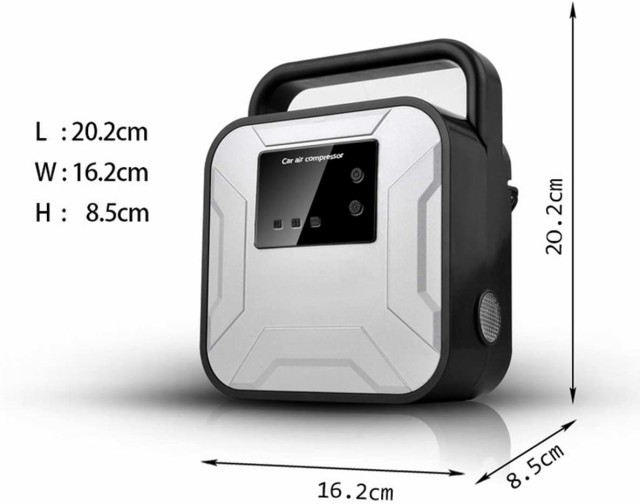電動エアコンプレッサー 空気入れ Ledライト搭載空気入れ 20mah Ledライト付き自動停止 空気漏れ対策 自動停止 タイヤ 車 バイク 自転の通販はau Pay マーケット ジーエムブルー