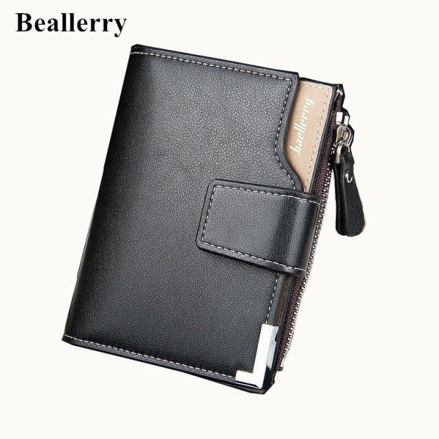 新しい財布 Baellerry ブランド ショート メンズ Pu レザー カードホルダー ファッション 男 ファスナーの通販はau Pay マーケット ジーエムブルー