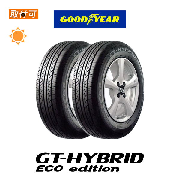 グッドイヤー GT HYBRID ECO Edition 185/70R13 86S サマータイヤ 2本セット