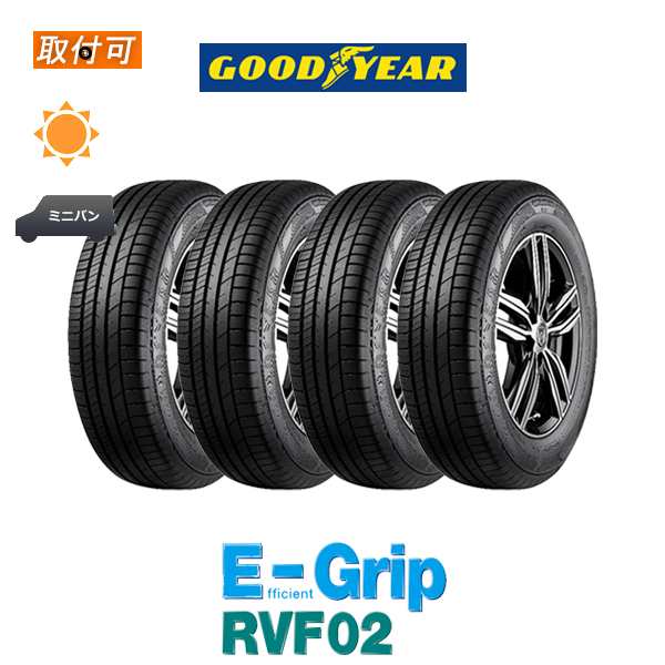 グッドイヤー EfficientGrip RVF02 215/45R18 93W XL サマータイヤ 4本セット