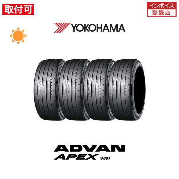 ヨコハマ ADVAN APEX V601 235/45R18 98Y XL サマータイヤ 4本セット