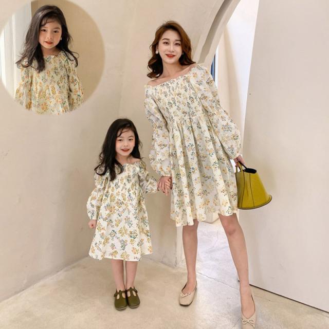 ママ 娘さん 親子お揃い ママとお揃い 娘とペアルック 親子ペア 親子 フローラル ワンピース 花柄 半袖 親子服 キッズ プレゼント 女の子の通販はau Pay マーケット 美ハーバー