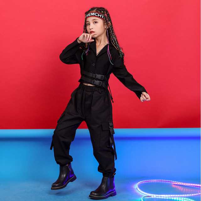 ダンス 衣装 キッズ HIPHOP ヒップホップ 子供 女の子 韓国 子供服 上下2点セット カーゴパンツ ダンスウェア お揃い 軍パン ギャル  セクの通販はau PAY マーケット - 美ハーバー