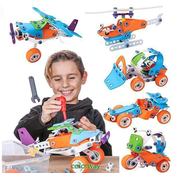組み立て 車 5モデル 子供 おもちゃ 組み立ておもちゃ男の子 子供 車セット 変形車 Diy 132ピース 立体パズル 知育玩具 誕生日 クリスマの通販はau Pay マーケット エイトナイト