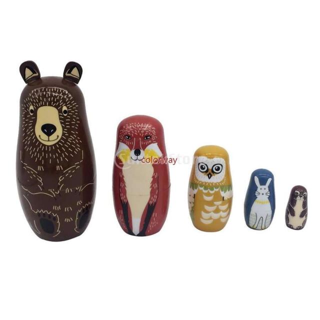 木製 ロシア マトリョーシカ 絵画 人形のおもちゃ 綺麗 女の子 お礼物 新品の通販はau Pay マーケット エイトナイト
