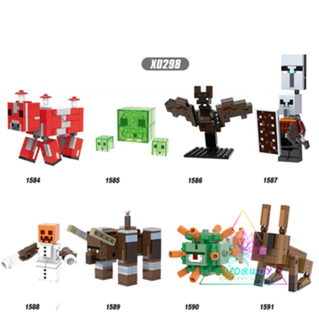 Minecraft ミニフィグ クリーパー 8体セット レゴ互換 ブロック Lego風 マインクラフト風 おもちゃ 大人気 プレゼントの通販はau Pay マーケット エイトナイト