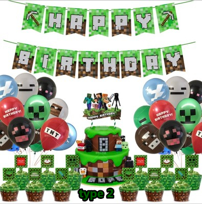 Minecraft マインクラフト 装飾 ガーランド 壁 飾り バルーン ハロウィングッズ パーティー 飾り付け かぼちゃの通販はau Pay マーケット エイトナイト