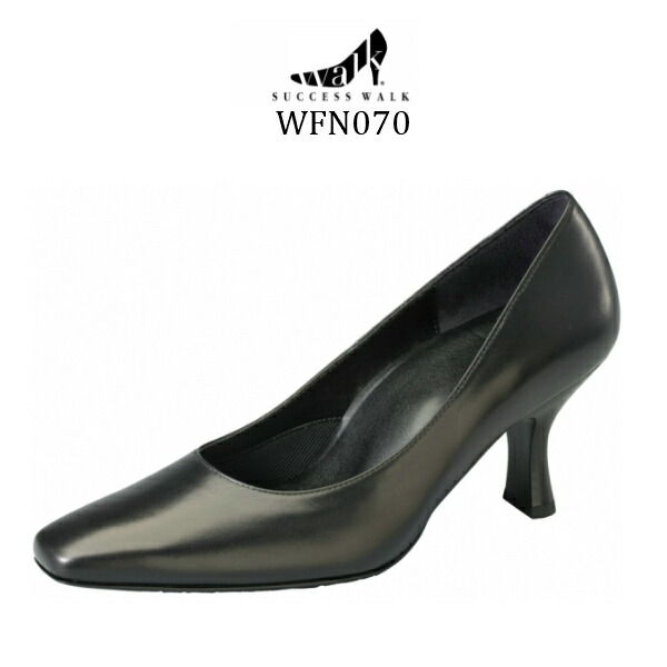 ワコール wacoal サクセスウォーク success walk WFN070 パンプス ヒール7cm 足囲D-EEE カップインソールの通販は
