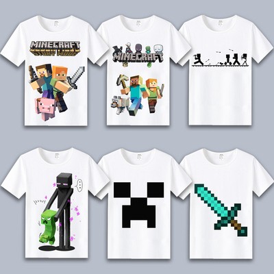 Minecraft マインクラフト キャラクター プリント ｔシャツ 子供 大人 仮装日常服男女兼用 マイクラゲームキャラクターグッズ19色の通販はau Pay マーケット Happy Delivery