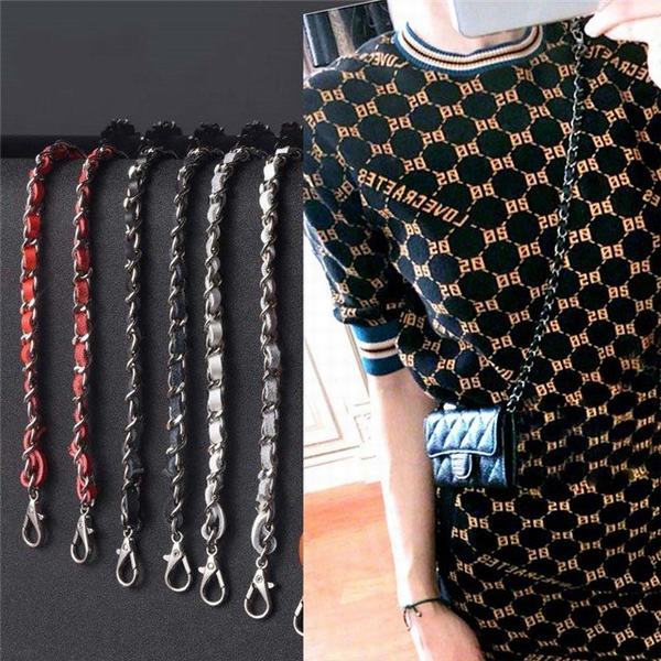新作 ショルダーバッグ チェーン ショルダーひも 持ち手チェーン ストラップ ベルト バッグ用 105cm 110cm 115cm 本革 金属 修理 交換用の通販はau Pay マーケット Happy Delivery