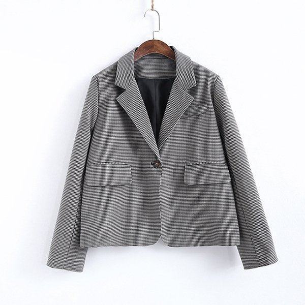 テーラードジャケット レディース スーツジャケット 千鳥柄 レディース フォーマル 普段着 Ol スーツ ジャケット レディース フォーマルの通販はau Pay マーケット Happy Delivery