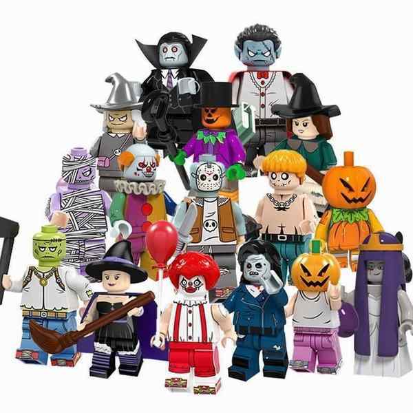 ミニフィグ ハロウィン 16体セット レゴ 互換 Lego ミニフィギュア ブロック おもちゃ キッズ 子ども ゾンビ ドラキュラ ミイラ 魔法使いの通販はau Pay マーケット Happy Delivery