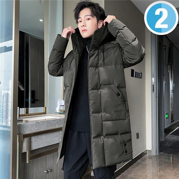 ダウンコート メンズ ジャケット コート ビジネスコート ロングダウン 膝丈 ダウンジャケット 冬物 厚手 帽子付き ダウン ジャケットの通販はau Pay マーケット Happy Delivery