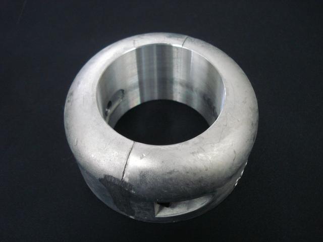 プロペラ用保護亜鉛　φ74　二つ割 プロペラ用保護亜鉛 φ74 二つ割 防蝕亜鉛 シャフトジンク プロペラ保護