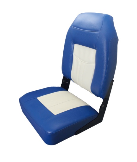 30C0057 ハイバックフォールディングシート  ブルー/ホワイト　ビーエムオージャパン BMO JAPAN