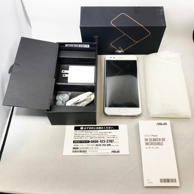 ジャンク品 JUNK 起動可 ASUS ZenFone4 64GB ムーンライトホワイト ZE554KL-WH64S6 アウトレット junk-1_6