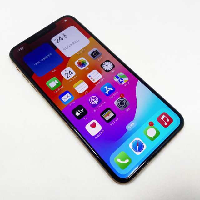 iPhoneXS Max 64GB SIMフリー A2102 デュアルSIM（nano-SIMとeSIM） ガラスフィルム特典  xsm-64gd-a06h5｜au PAY マーケット