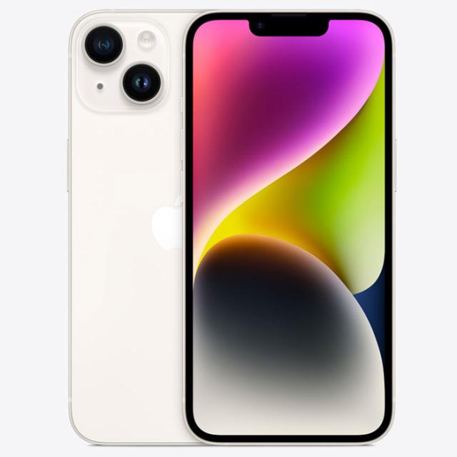 iPhone14 本体 SIMフリー 128GB 5G 衛星経由の緊急SOS デュアルカメラシステム eSIM ガラスフィルム特典