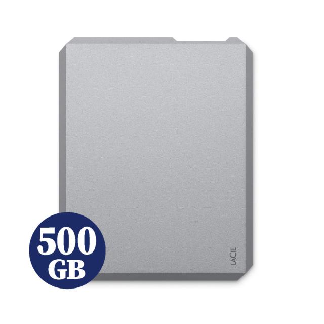 ポータブルSSD 500GB Type-C アルミ製 4K mac テレビ パソコン PS5 外付け 2.5インチ LaCie 25sd500-05ssの通販は