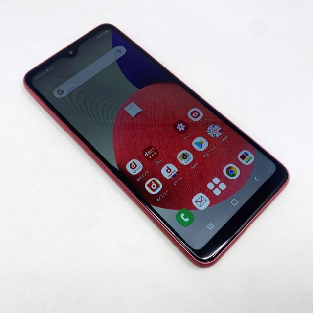 Galaxy A22 5G ファイブジー SC-56B レッド 64GB かんたんモード