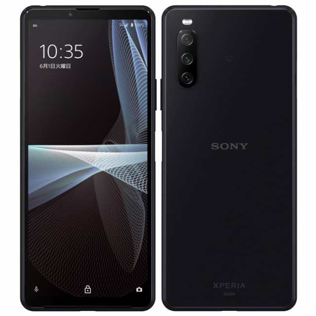 Xperia 10 III 5G ファイブジー SOG04  128GB 有機EL 4K撮影 大容量バッテリー 長寿命 特典付 au版 SIMロック解除済 ax103bk-a5y9の通販は 14,560円