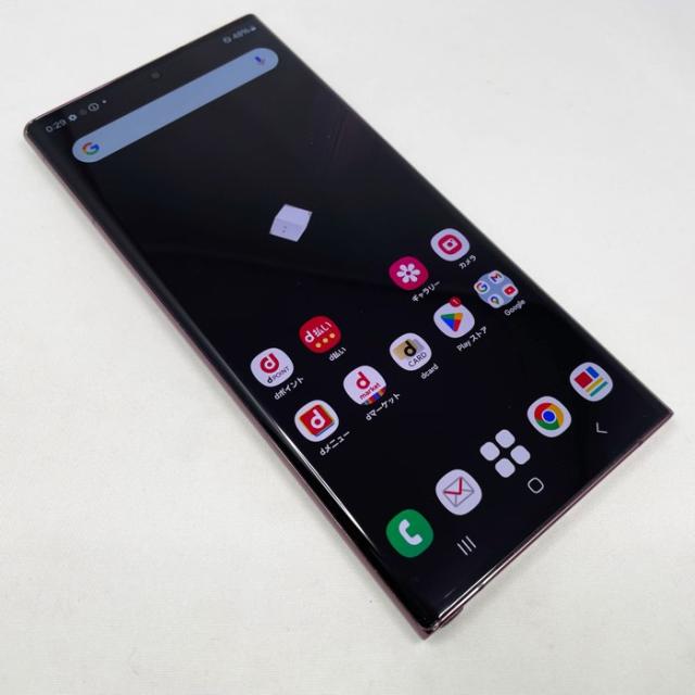 SIMフリー Galaxy S22 Ultra SC-52C バーガンディ256GB 本体[A