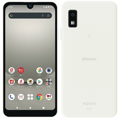 新古品 AQUOS wish3 5G ファイブジー A302SH 64GB デュアルSIM eSIM カジュアルスマホ シンプル あんしん 特典付 docomo版 SIMロック解除