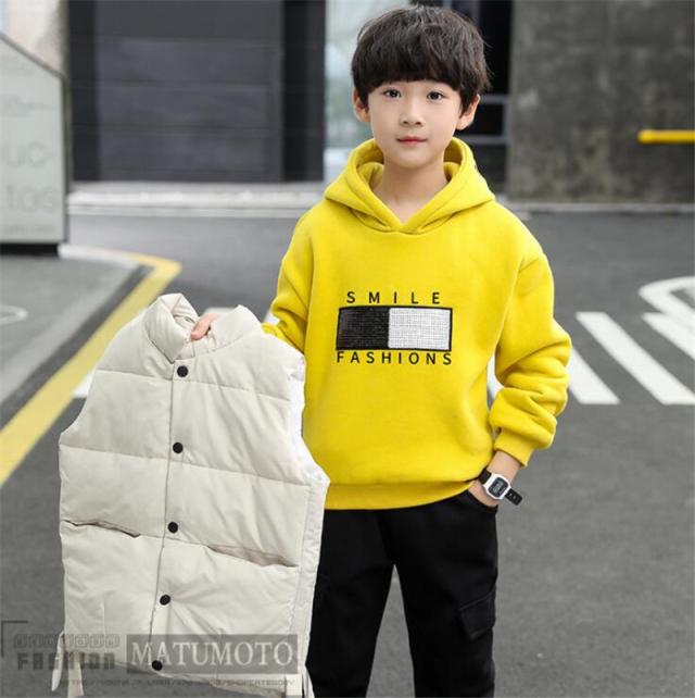 ジャージ キッズ 男子 上下 長袖 秋冬 厚手 裏起毛 子供服 ...