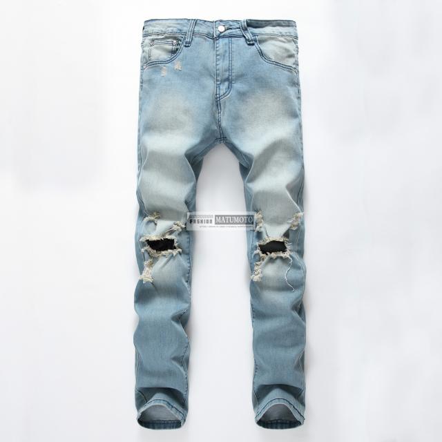 デニムパンツ ジーンズ ダメージ 加工 メンズ スキニーパンツ オシャレ ジーパン ロング Jeans ウォッシュタイプ 大きいサイズ 復古の通販はau Pay マーケット Matumoto