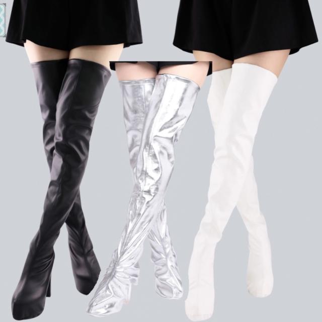 ブーツカバーサイハイ（送料無料）パンプス ブーツ 靴 ロングブーツ 