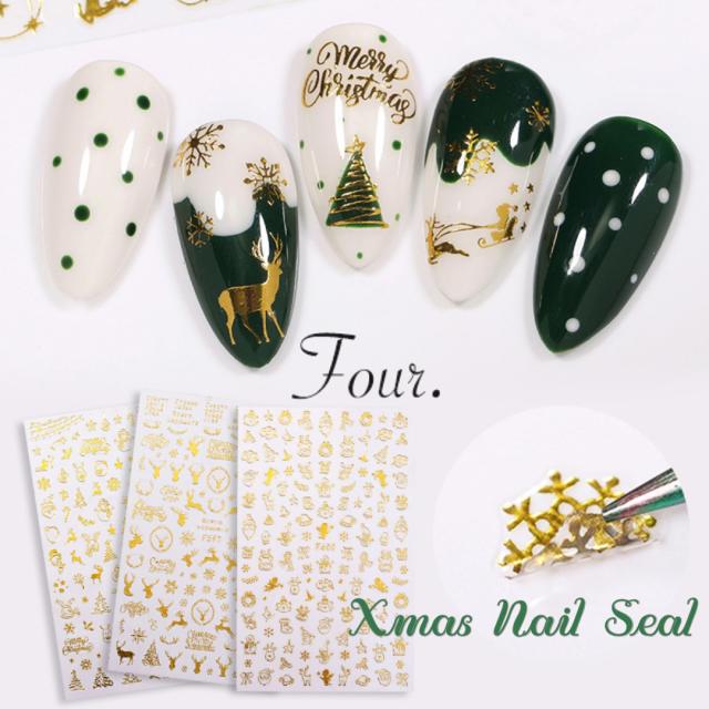Four クリスマス ネイルシール ジェルネイル ネイルアート セルフネイル レジン ネイルパーツ ニュアンス おうちネイル シール ネの通販はau Pay マーケット Eyelove Au Pay マーケット店