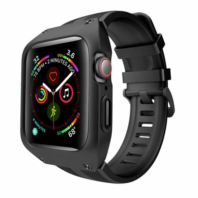 Sh441★アップルウォッチバンド ラバーベルト カバー　Apple Watch