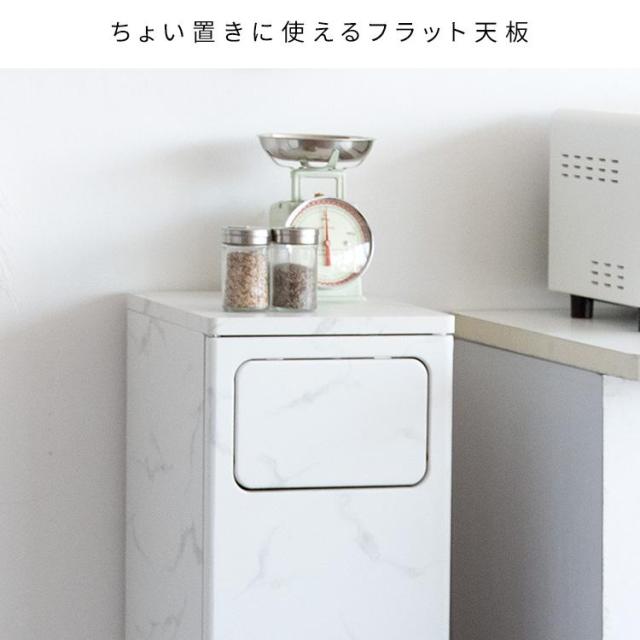 ゴミ箱 分別 2段 20リットル 20L 木製 木目調 ダストボックス DB-960 DB-960R Empro エンプロー 幅25cm 25 スリム 省スペース プッシュ式 ごみ箱 蓋付き ごみ箱に見えないごみ箱 縦型 キッチン インテリア スタイリッシュ おしゃれ 宮武製作所_7