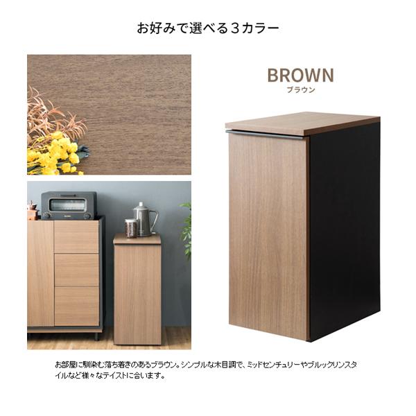 ゴミ箱 45リットル 45L ふた付き 塵箱 スリム 幅30cm 30 ダストボックス 蓋付きゴミ箱 DB-F1200 ドロワーダストボックス NotT ノット ごみ箱 木製 キャスター付き ごみ箱に見えないごみ箱 収納 縦型 省スペース すきま収納 隙間 おしゃれ 宮武製作所_11