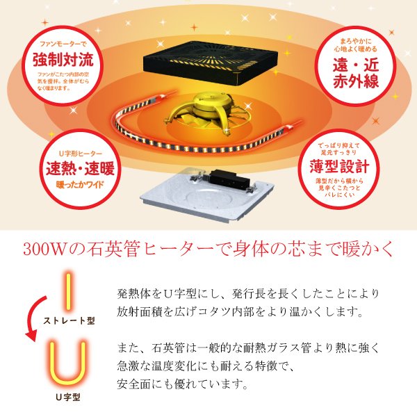 コタツ 家具調こたつ コンパクト 幅80cm 木製 暖かい 石英管ヒーター 長方形 おしゃれ リビング テーブル 小さい 手元スイッチ 一人用 二人用 机 トレノ2の通販は