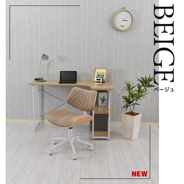 大川家具 オフィスチェア チェア ヴィンテージ キャスター付き ラウンドチェア 椅子 木目調 レザー 合成皮革 コーデュロイ 回転 高さ調節 昇降 テレワーク 簡単組み立て おしゃれ レトロ クラシック シンプル アンティーク デニーロ_15