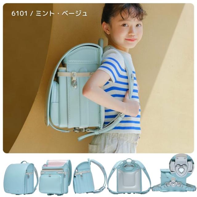 ランドセル くるピタ フィットちゃん やさしさ＋パステルシリーズ1KE7654K 日本製 2027 クラリーノ 楽ピタ 超ピカ 女の子 A4フラットファイル対応 安全 人気 かわいい おしゃれ ミント アイボリー ライラック ブルー レモン イエロー ピンク_16