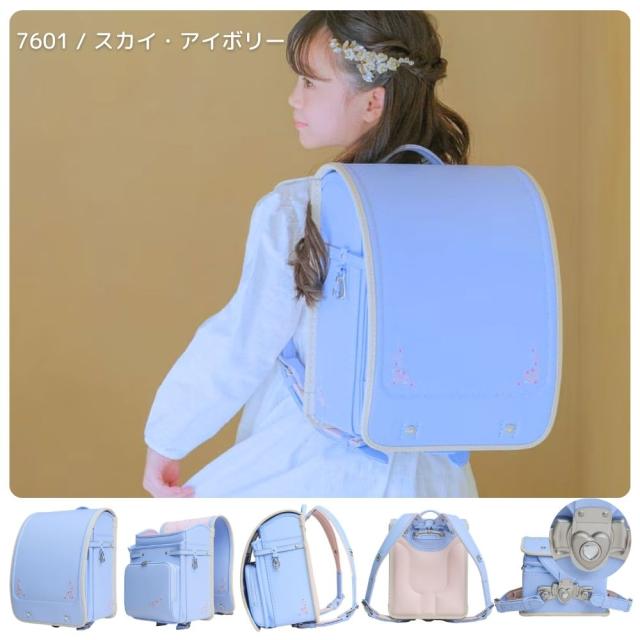 ランドセル くるピタ フィットちゃん フラワーギフト 1KH5654K 日本製 2027 クラリーノ 安ピカ 女の子 A4フラットファイル対応 安全 人気 かわい おしゃれ フラワー 水色 ライトブルー パープル ライラック チェリー ピンク パステル調 6年保証_14