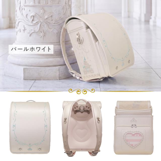 お姫様 ランドセル かわいい 2027年モデル フィットちゃん × ラヴニール プリンセスモデル 日本製 人気 女の子 シンデレラ 雪 ハート お城 馬車 キラキラ スパンコール_14