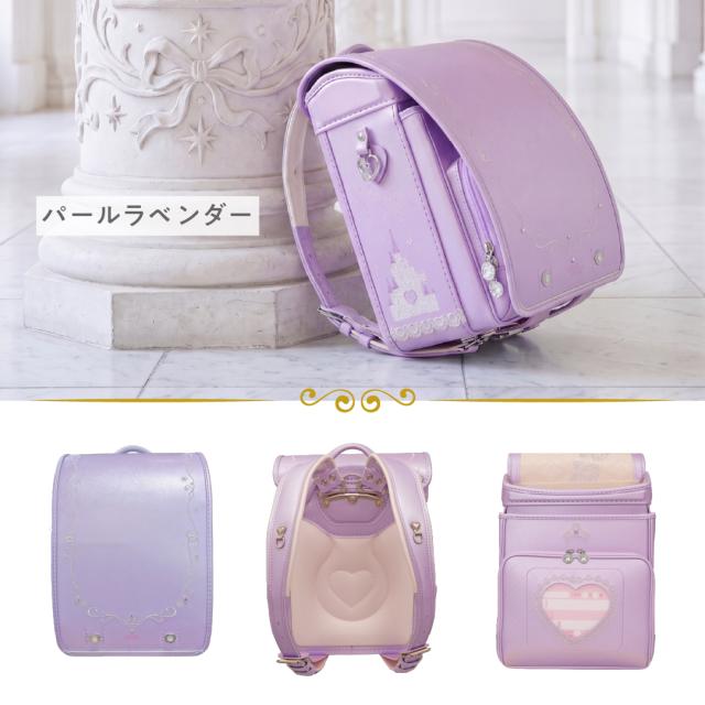 お姫様 ランドセル かわいい 2027年モデル フィットちゃん × ラヴニール プリンセスモデル 日本製 人気 女の子 シンデレラ 雪 ハート お城 馬車 キラキラ スパンコール_18